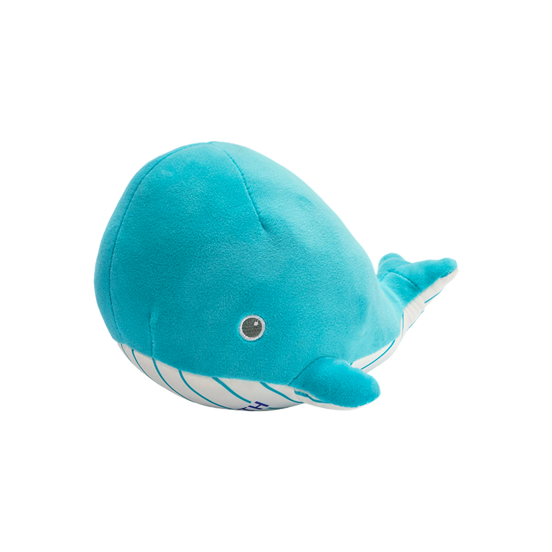 Cute stuffed blue whale plush toys