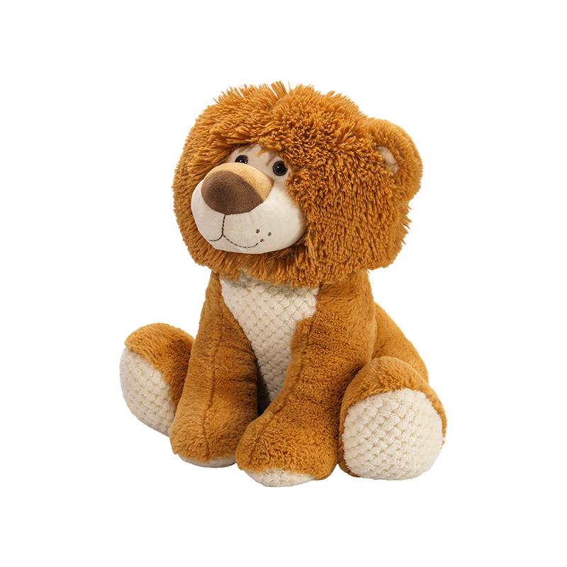 Sitting wild animal lion plush toys