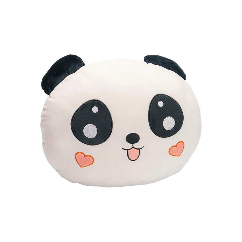 Cute panda plush round blankets