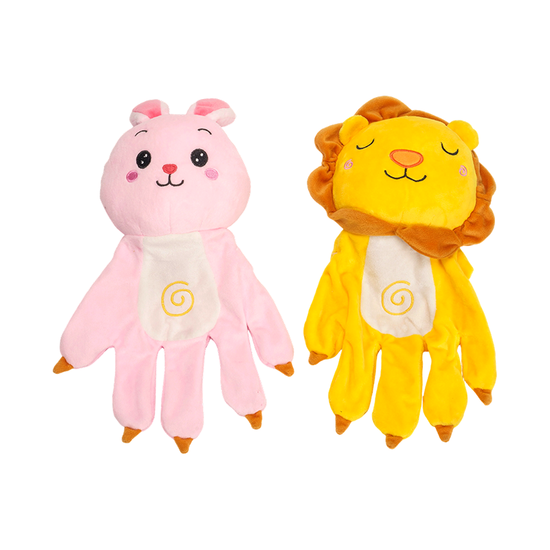 Fun animal-foot baby molar gloves