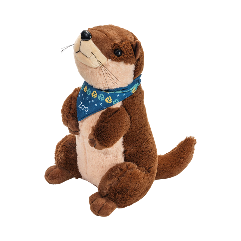 Stuffed cute endearing plush otter toy