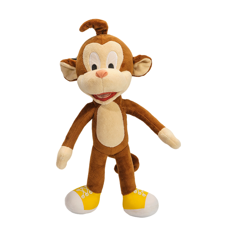 Standing monkey plush toys wild animal