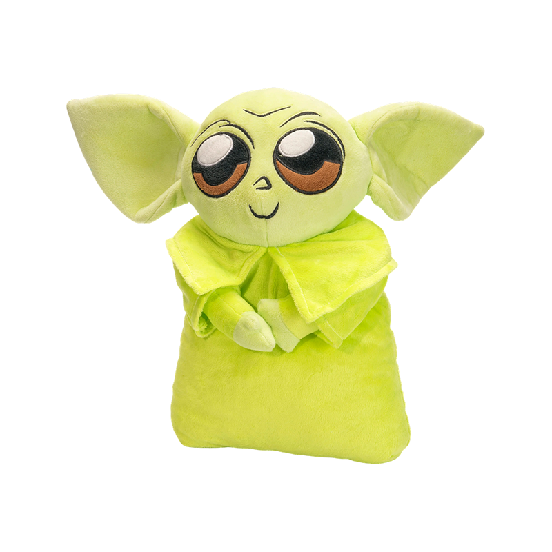 Adorable stuffed fantasy animal plush toys are used for warming hands