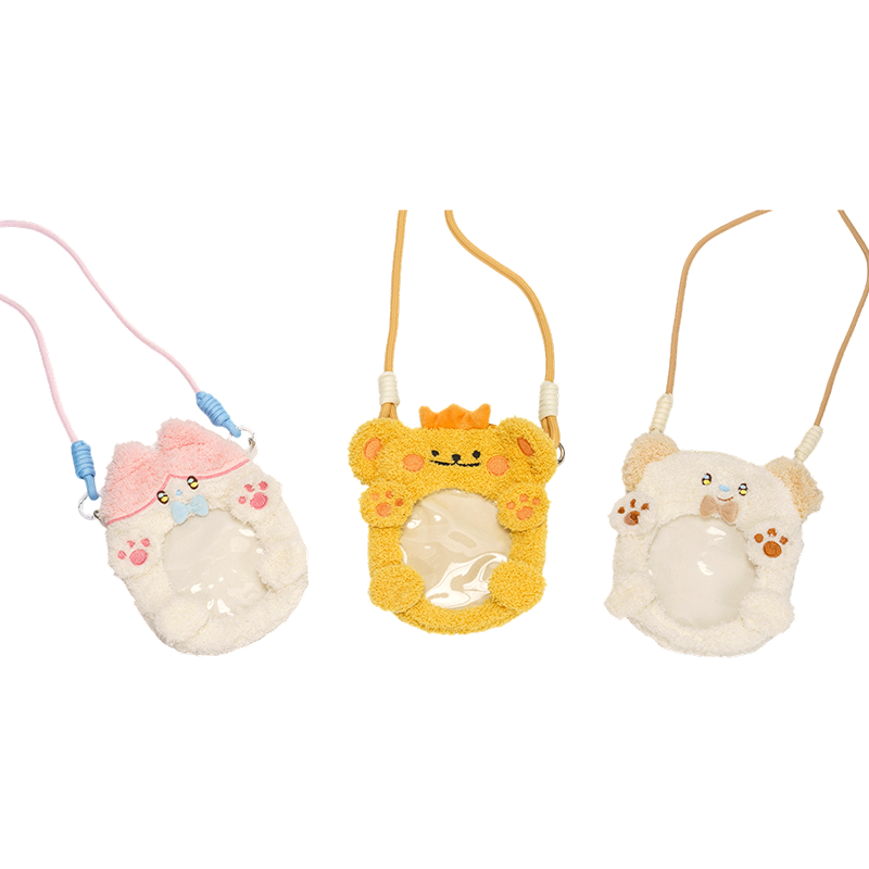 Regal head plush card holders