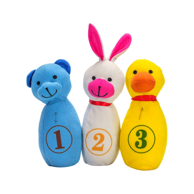 Baby-friendly animal play pins