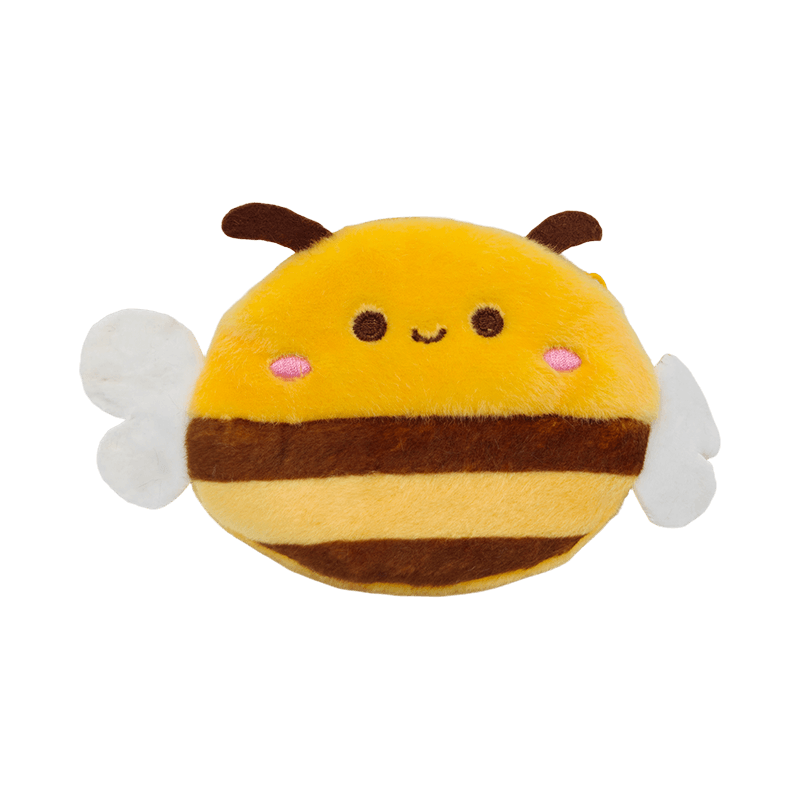 Cute Cartoon Bee Plush Zipper Coin Purse