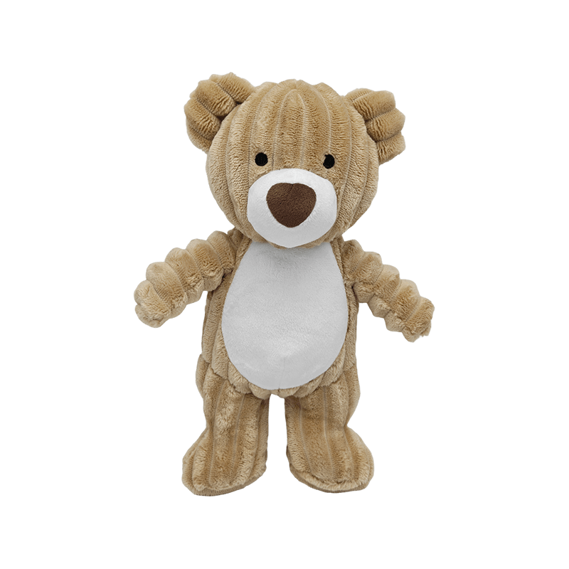 Safety Fabric Classic Brown Teddy Bear Stuffed Plush Toy, Soft Fluffy Plush Figure for Kids Gift, Promotional Merchandise & Collection