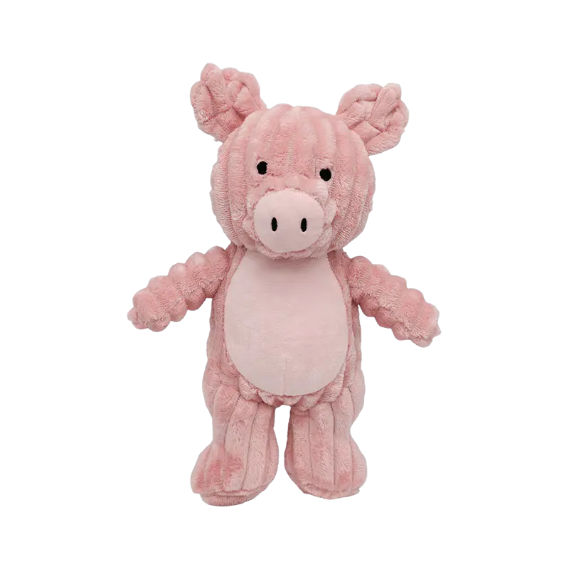 Soft Fluffy Pink Pig Stuffed Plush Toy, Cute Curly Fur Pig Plush Figure for Kids Gift, Promotional Merchandise & Home Decoration